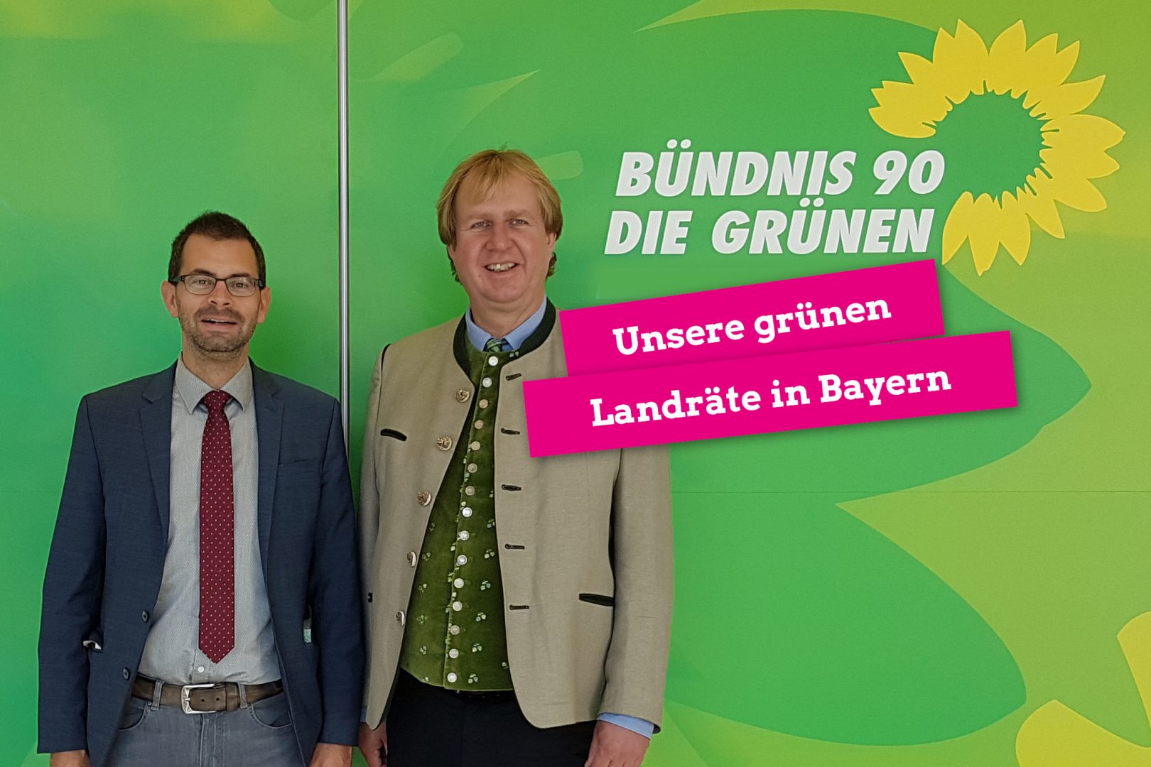 Unsere grünen Landräte Beppo und Jens Marco